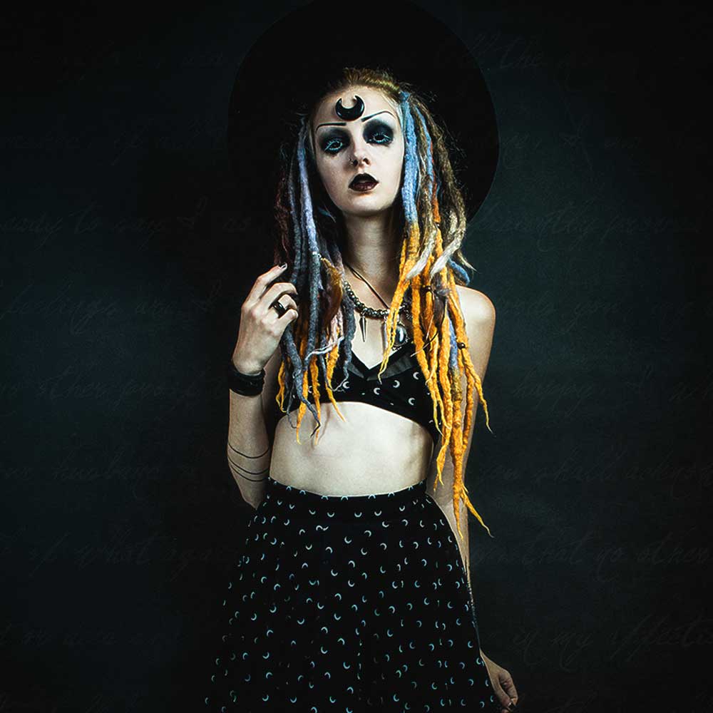 MesmerEyez - Black out Halloween farbige Kontaktlinsen - Schwarz